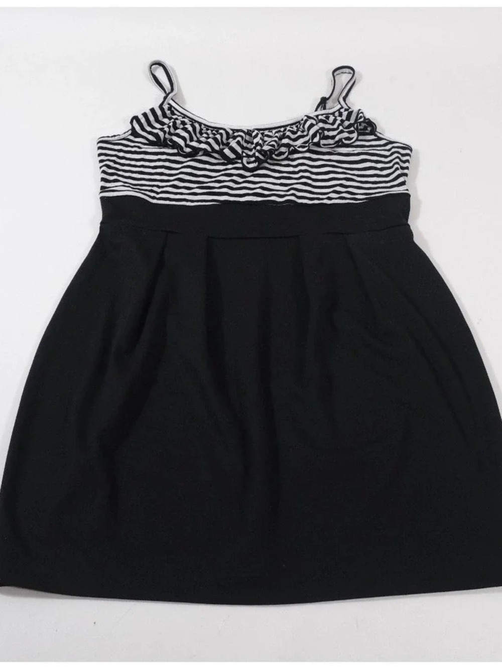 Forever 21 Mini Dress‎ Black/ White Stripes - S